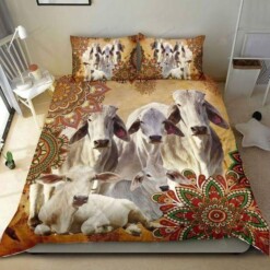 Cow Bedding Set Bed Sheets Spread Comforter Duvet Cover Bedding Sets
