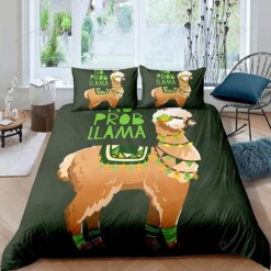 Llama No Prob Llama Bedding Set Bed Sheets Spread Comforter Duvet Cover Bedding Sets