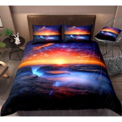 Landscape Bedding Set Bed Sheets Spread Comforter Duvet Cover Bedding Sets