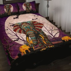 Elephant Halloween Style Quilt Bedding Set