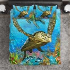 Turtles Bed Sheets Duvet Cover Bedding Sets