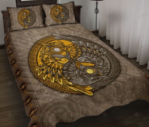 Owl Quilt Bedding Set