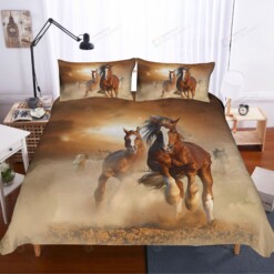 Horses Running Bedding Set Bed Sheet Spread Comforter Duvet Cover Bedding Sets