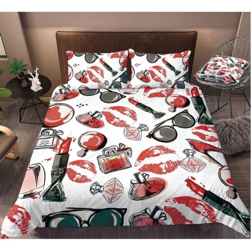 Beauty Instruments Make Up Bedding Set Bed Sheets Spread Comforter Duvet Cover Bedding Sets