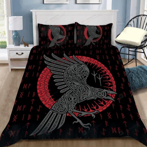 Raven Viking Bedding Set Bed Sheets Spread Comforter Duvet Cover Bedding Sets