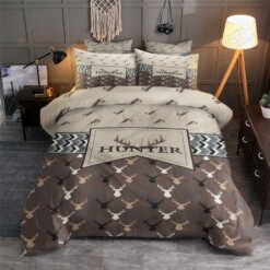 Deer Hunter Bed Sheets Spread Duvet Cover Bedding Set