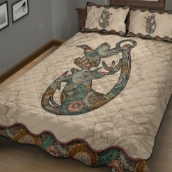 Hunting Mandala Quilt Bedding Set