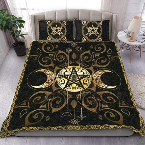 Moon And Sun Wicca Duvet Cover Bedding Set