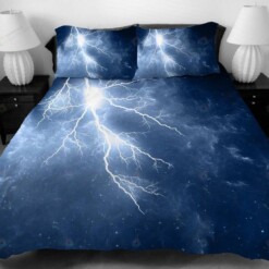 Lightning Cotton Bed Sheets Spread Comforter Duvet Cover Bedding Sets