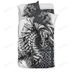 Dragon Cotton Bed Sheets Spread Comforter Duvet Cover Bedding Sets