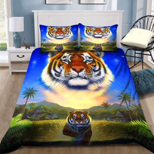Tiger Tiny And Big Dream Bedding Set Bed Sheets Spread Comforter Duvet Cover Bedding Sets