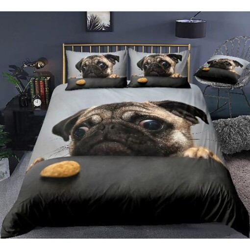 Pug Dog Bedding Set Bed Sheets Spread Comforter Duvet Cover Bedding Sets