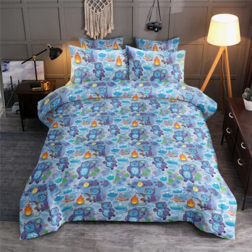 Yeti Cotton Bed Sheets Spread Comforter Duvet Cover Bedding Sets