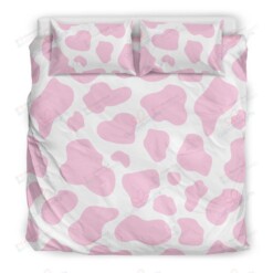 Pink Cow Pattern Bedding Set Bed Sheets Spread Comforter Duvet Cover Bedding Sets