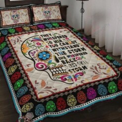 Sugar Skull Quote Bedding Set (Duvet Cover & Pillow Cases)