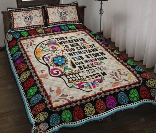 Sugar Skull Quote Bedding Set (Duvet Cover & Pillow Cases)