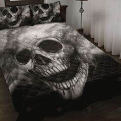 Skull Quilt Bedding Set
