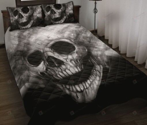 Skull Quilt Bedding Set