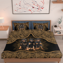 Rottweiler Duvet Cover Bedding Set