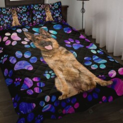 German Shepherd Quilt Bedding Set