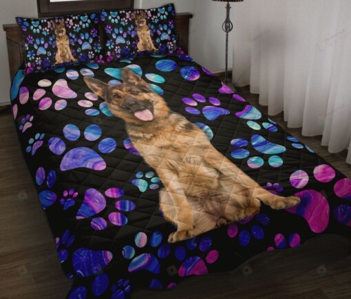 German Shepherd Quilt Bedding Set