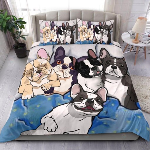 French Bulldog Bed Sheets Spread Comforter Duvet Cover Bedding Sets