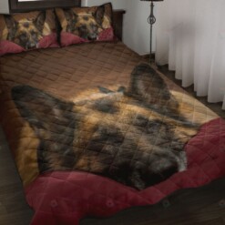 German Shepherd Quilt Bedding Set