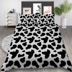 Milk Cow Skin Bed Sheets Spread Duvet Cover Bedding Sets