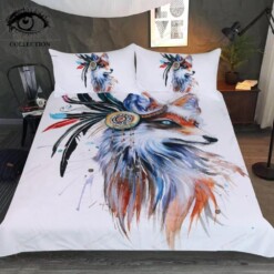 Fox Cotton Bed Sheets Spread Comforter Duvet Cover Bedding Sets