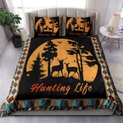 Deer Hunting Hunting Life Bedding Set Bed Sheets Spread Comforter Duvet Cover Bedding Sets
