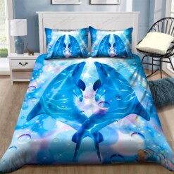 Dolphin Cotton Bed Sheets Spread Comforter Duvet Cover Bedding Sets