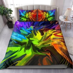 Hippie Color Lover Bedding Set  Bed Sheets Spread Comforter Duvet Cover Bedding Sets