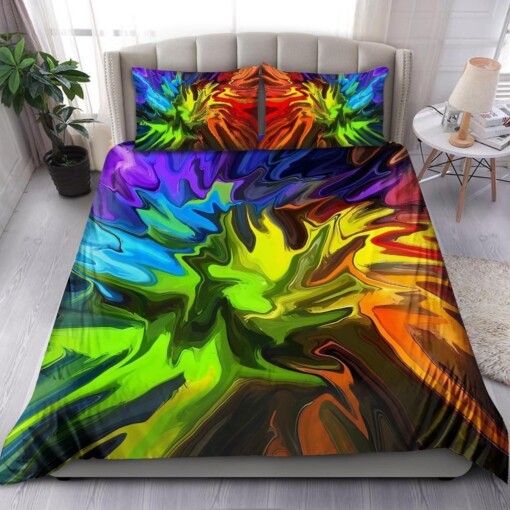 Hippie Color Lover Bedding Set  Bed Sheets Spread Comforter Duvet Cover Bedding Sets