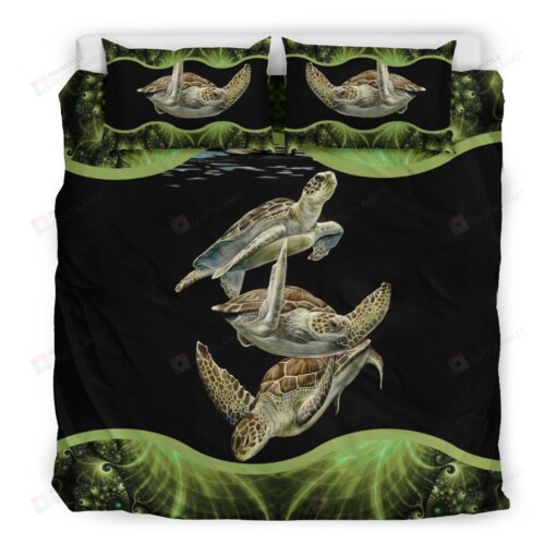 Sea Turtles Bedding Set Cotton Bed Sheets Spread Comforter Duvet Cover Bedding Sets