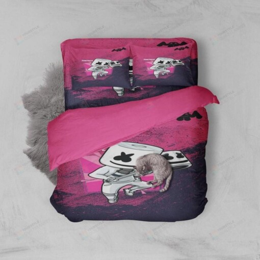 Marshmello Fortnite Bedding Set (Duvet Cover & Pillow Cases)