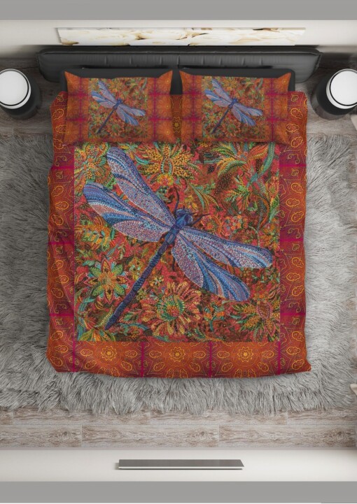 Butterfly Cotton Bed Sheets Spread Comforter Duvet Cover Bedding Sets