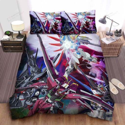 Gundam Destiny Bed Sheets Spread Comforter Duvet Cover Bedding Sets