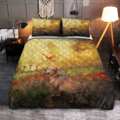 Dachshunds Quilt Bedding Set