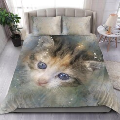 Cat Cute Bedding Set Bed Sheets Spread Comforter Duvet Cover Bedding Sets