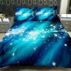 Galaxy Cotton Bed Sheets Spread Comforter Duvet Cover Bedding Sets