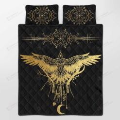 Raven Viking Quilt Bedding Set