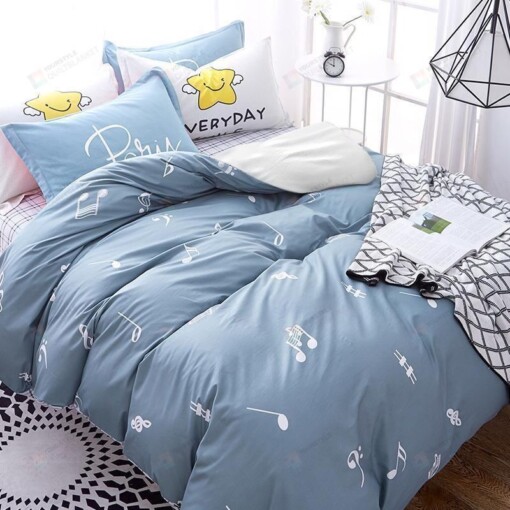 Musical Note Bedding Set (Duvet Cover & Pillow Cases)