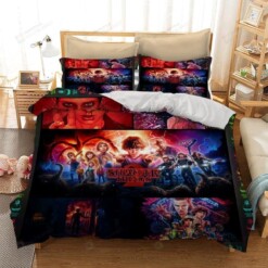 Stranger Things Poster Duvet Cover Bedding Set