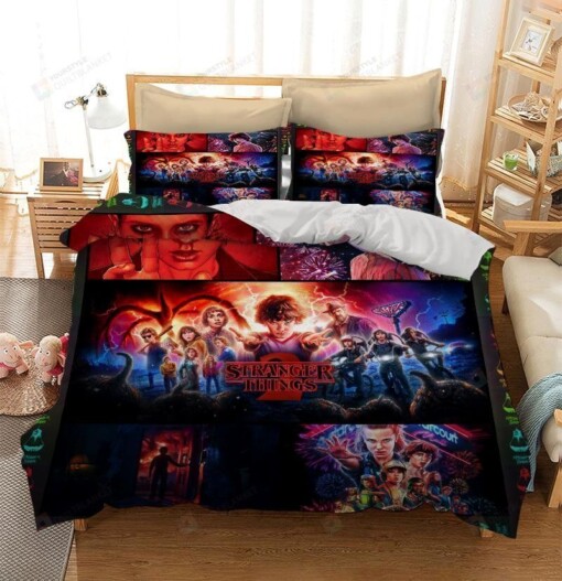 Stranger Things Poster Duvet Cover Bedding Set