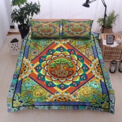 Mandala Cotton Bed Sheets Spread Comforter Duvet Cover Bedding Sets