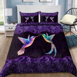 Hummingbird Couple Bedding Set Bed Sheets Spread Comforter Duvet Cover Bedding Sets