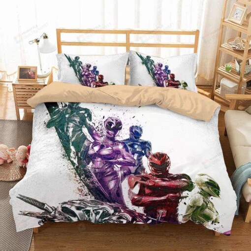 3d Power Rangers Duvet Cover Bedding Set1