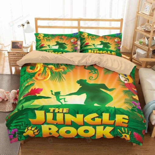 3d Jungle Book Duvet Cover Bedding Set