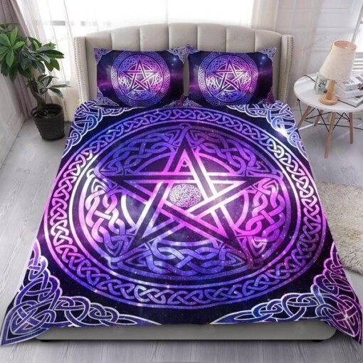 Purple Wicca Bed Sheets Spread Comforter Duvet Cover Bedding Sets