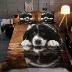 Border Collie Bedding Set Bed Sheets Spread Comforter Duvet Cover Bedding Sets